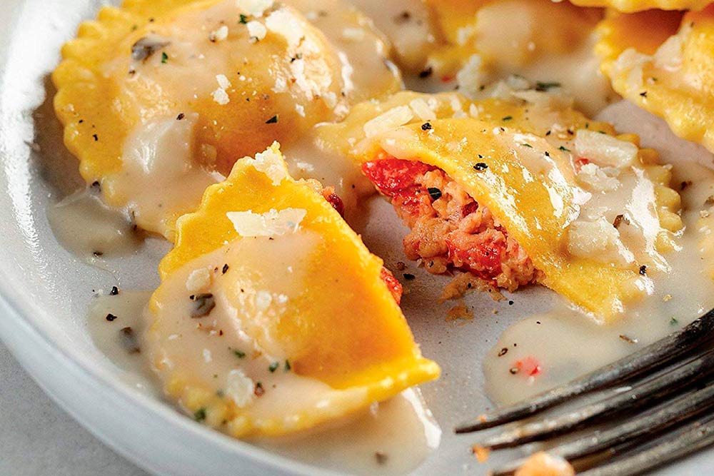 Lobster Ravioli With Crabmeat Cream Sauce Recipe Deporecipe.co